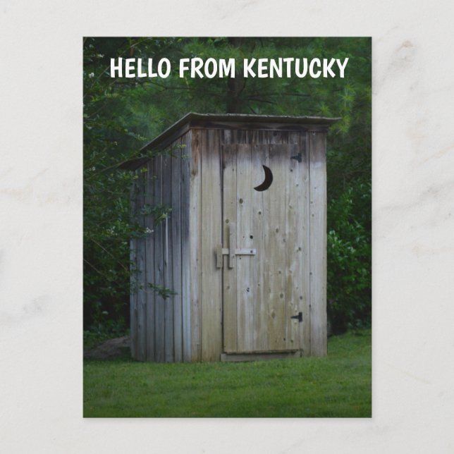 postal de KENTUCKY OUTHOUSE (Anverso)