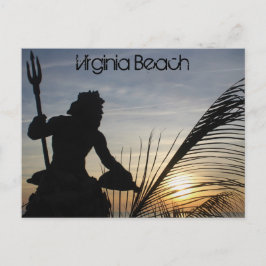 Postal de King Neptune Virginia Beach