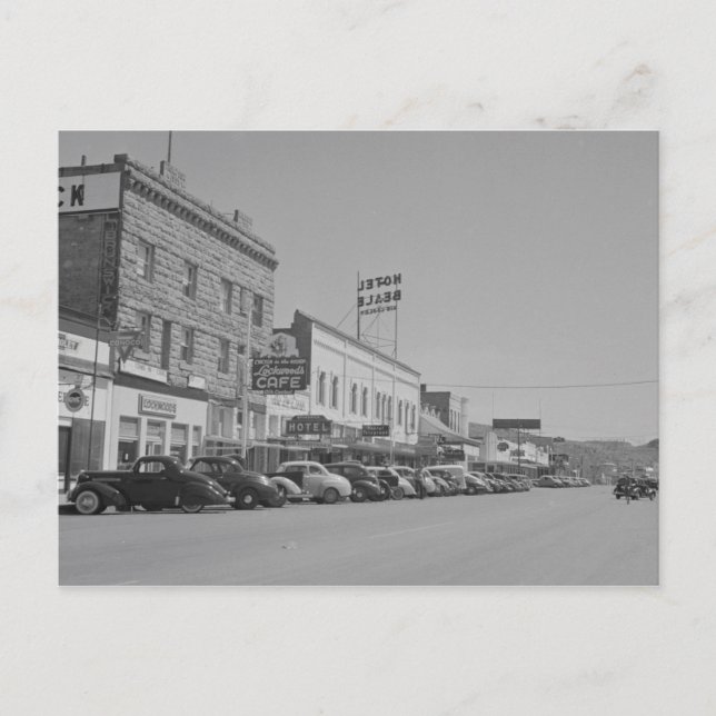 Postal de Kingman, Arizona 1943 (Anverso)