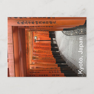 Postal de Kioto y Japón