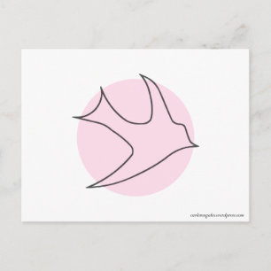 Postal de Knightingales (rosa)