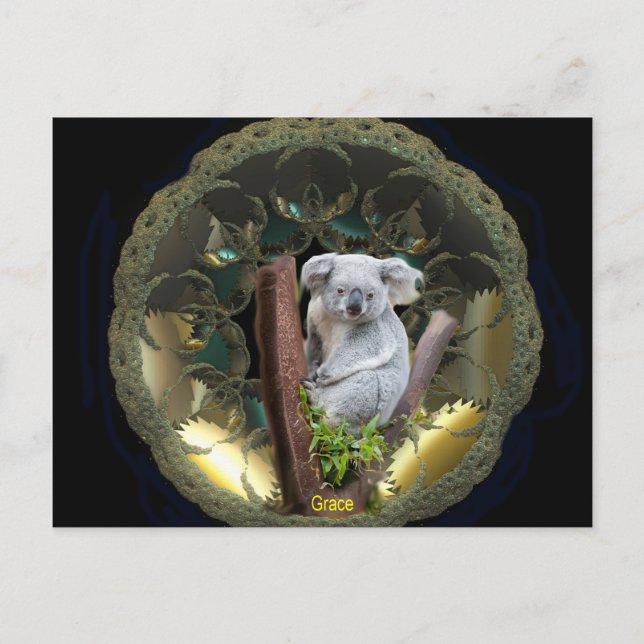 Postal de Koala (Anverso)