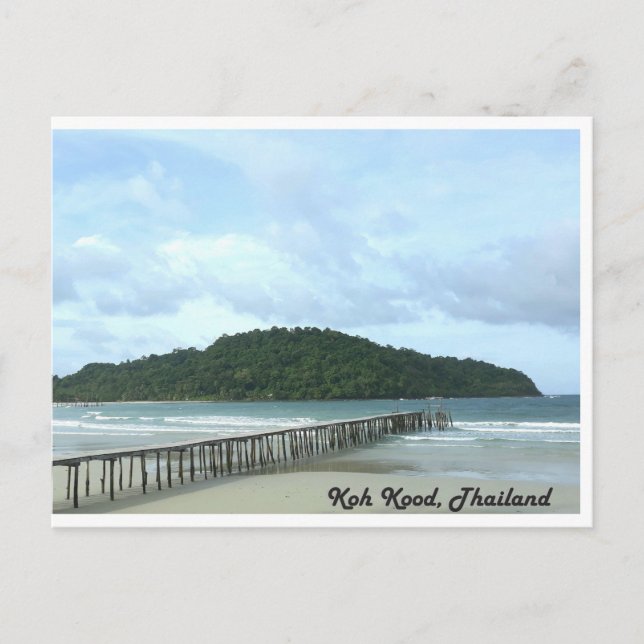 Postal de Koh Kood, Tailandia (Anverso)