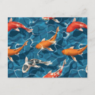 postal de Koi Carp