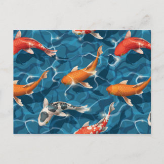 postal de Koi Carp