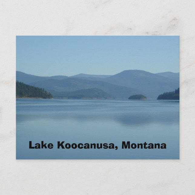 Postal de Koocanusa Montana (Anverso)