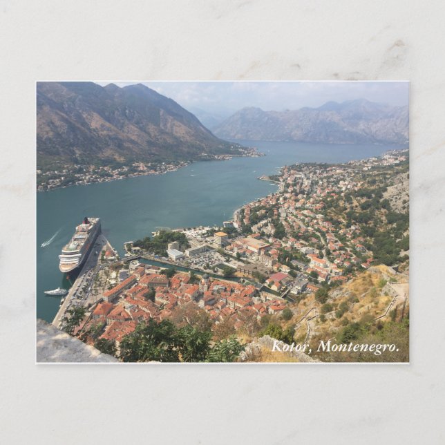 Postal de Kotor (Anverso)