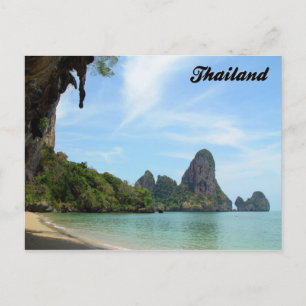 Postal de Krabi Tailandia de la playa de la