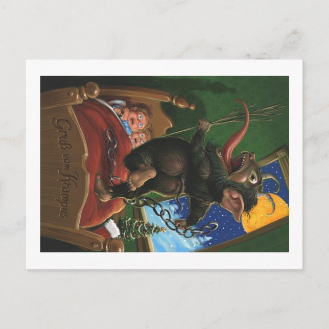 postal de Krampus (Anverso)