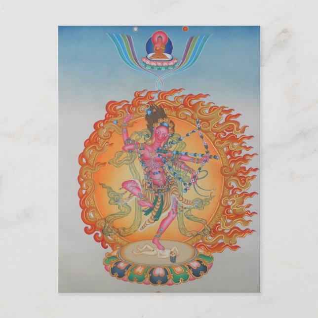 Postal de Kurukulla (Anverso)