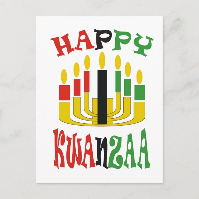 POSTAL DE KWANZAA (Anverso)
