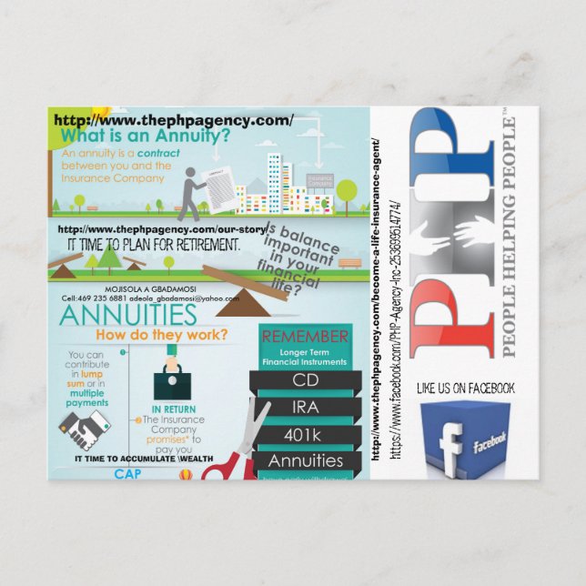 POSTAL DE LA AGENCIA PHP DE MOJISOLA A GBADAMOSI (Anverso)