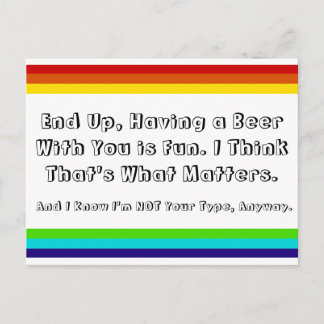 Postal de la amistad del arco iris