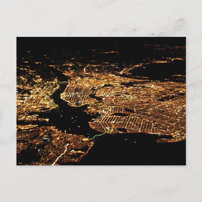 Postal de la antena del metro de Nueva York (Anverso)