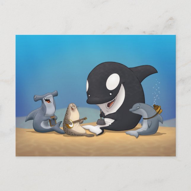 Postal de la banda Ocean Jug (Anverso)