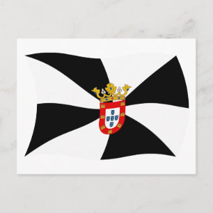 Postal de la bandera de Ceuta