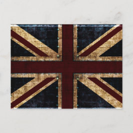 postal de la bandera de grifo del Reino Unido