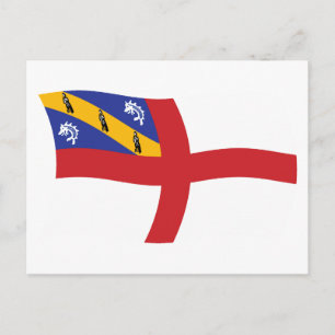 Postal de la bandera de Herm