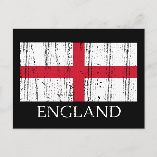 Postal de la bandera de Inglaterra (Anverso)