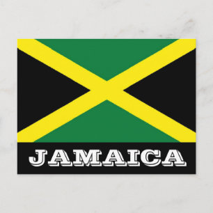 Postal de la bandera de Jamaica