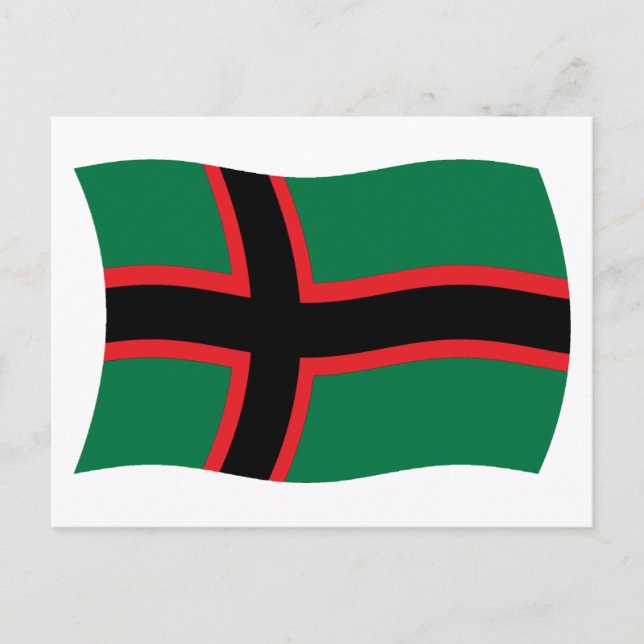 Postal de la bandera de los carelios (Anverso)
