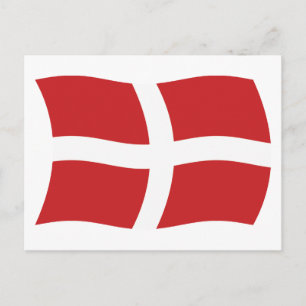 Postal de la bandera de Malta de la Orden Soberana