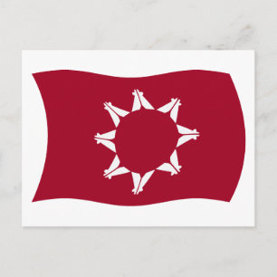 Postal de la bandera de Oglala Lakota