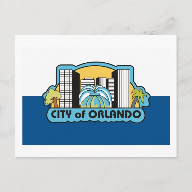 Postal de la bandera de Orlando (Anverso)