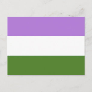 postal de la bandera del orgullo gay