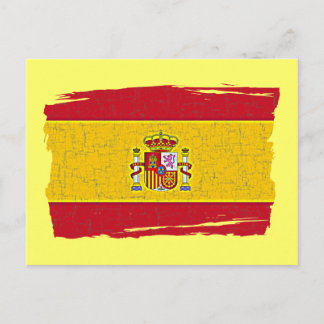 postal de la BANDERA ESPAÑOLA