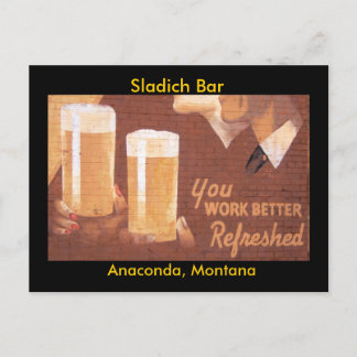 Postal de la barra de Sladich