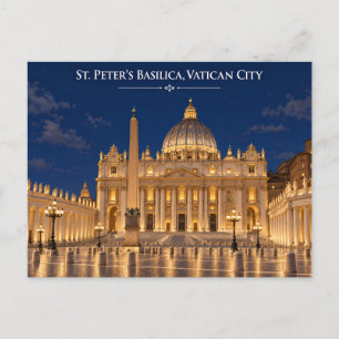 Postal de la Basílica de San Pedro Ciudad del Vati