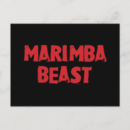Postal de la bestia de Marimba