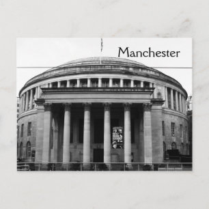 Postal de la Biblioteca Central de Manchester