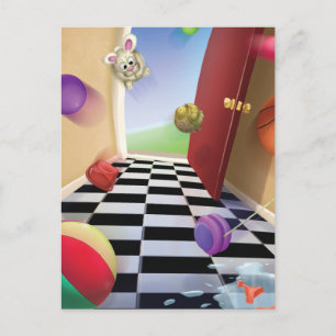 Postal de la bola de jingle jingle Little Gnome