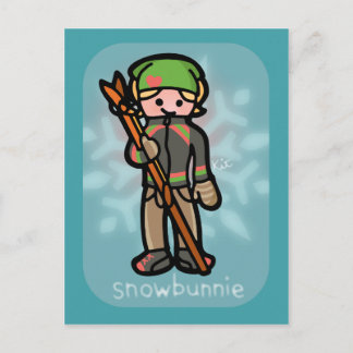 postal de la boquilla de polvo.