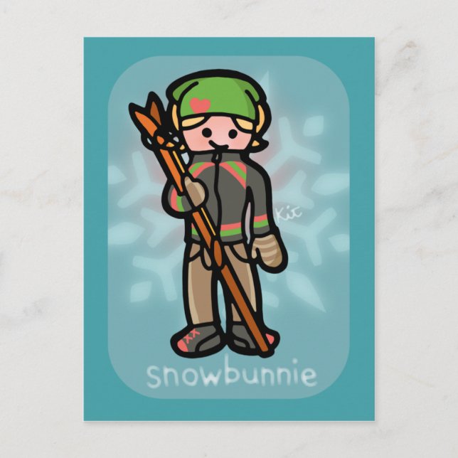 postal de la boquilla de polvo. (Anverso)