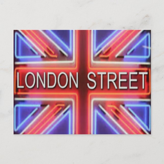 POSTAL DE LA CALLE LONDON (Anverso)