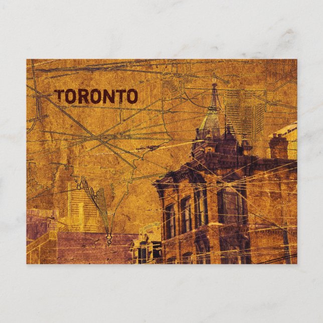 postal de la calle Reina de Toronto (Anverso)