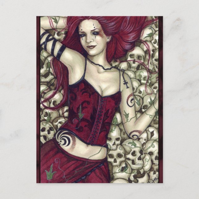 Postal de la cama (Anverso)