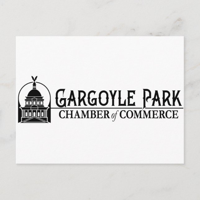 Postal de la Cámara de Comercio de Gargoyle Park (Anverso)