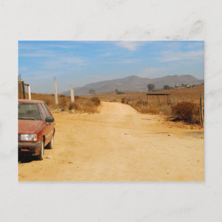 postal de la carretera solitaria