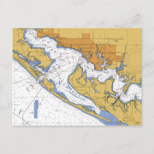 Postal de la carta del puerto naustero de la Ciuda