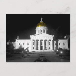 postal de la Casa de Gobierno de Vermont