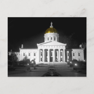 postal de la Casa de Gobierno de Vermont