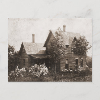 Postal de la Casa de Vintage