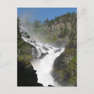 Postal de la cascada