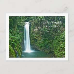 Postal de la cascada La Paz, Costa Rica
