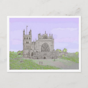 postal de la Catedral de Exeter, personalizar
