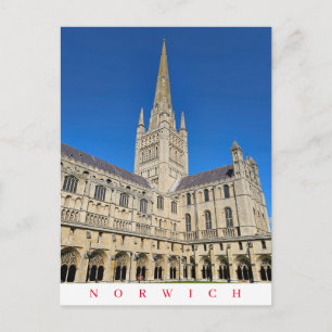 postal de la Catedral de Norwich